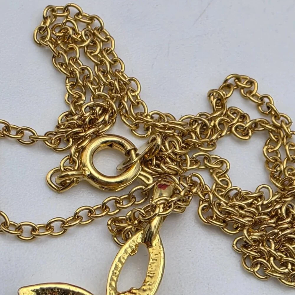 Premier Designs Cross Heart Locket Necklace + 2 Estate Religious Lot Vintage